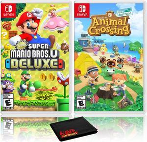 New Super Mario Bros U Deluxe  Animal Crossing New Horizons  Two Game Bundle  Nintendo Switch
