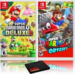 New Super Mario Bros U Deluxe  Super Mario Odyssey  Two Game Bundle  Nintendo Switch