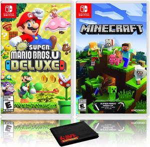 New Super Mario Bros U Deluxe  Minecraft  Two Game Bundle  Nintendo Switch