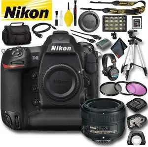 Nikon D5 DSLR Camera (Dual XQD Slots) (Intl Model) Master Bundle