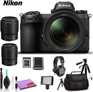Nikon Z 7 Mirrorless Digital Camera with 24-70mm Lens (Intl Model) - Premium Kit