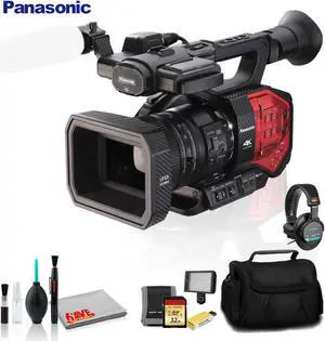 Panasonic AG-DVX200 4K Handheld Camcorder with Four Thirds Sensor and Integrated Zoom Lens - Ultimate Kit