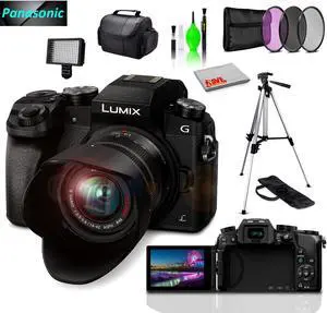 Panasonic Lumix DMC-G7 Mirrorless MFT Digital Camera & Cleaning Kit