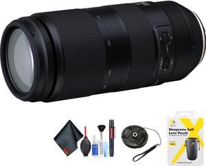 Tamron 100-400mm f/4.5-6.3 Di VC USD Lens for Nikon F for Nikon F Mount + Accessories (International Model with 2 Year W