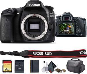 Canon EOS 80D DSLR Camera (1263C004) - Starter Bundle