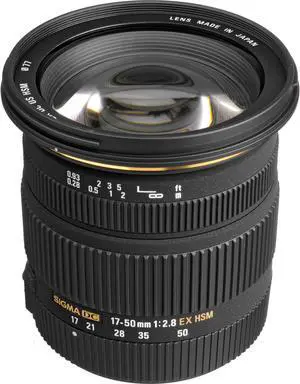 Sigma 17-50mm f/2.8 EX DC OS HSM Zoom Lens for Nikon DSLRs with APS-C Sensors International Model