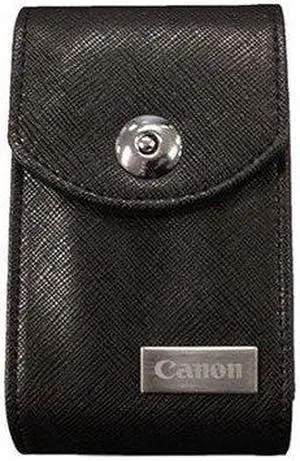 Canon Black Leather Camera Case 2974V924