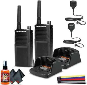 2 x Motorola RMU2040 On-Site 2-Way Radio (RMU2040) - 2 Pack With Mic Bundle