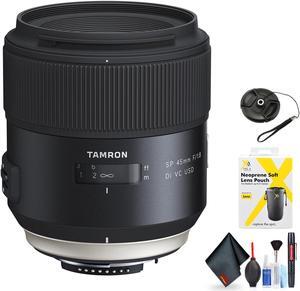 Tamron SP 45mm f/1.8 Di VC USD Lens for Nikon F for Nikon F Mount + Accessories (International Model with 2 Year Warrant