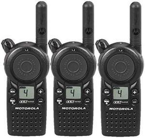 3 Pack of Motorola CLS1410 Two way Radio Walkie Talkies (UHF)