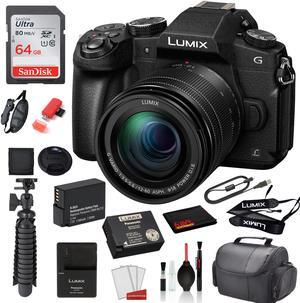 Panasonic Lumix DMC-G85 Mirrorless Micro Four Thirds Digital Camera with 12-60mm Lens -  SanDisk 64gb SD card +  + MORE