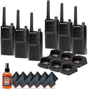 6 x Motorola RMU2040 On-Site 2-Way Radio (RMU2040) - 6 Pack  Supreme Bundle