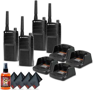 4 x Motorola RMU2040 On-Site 2-Way Radio (RMU2040) - 4 Pack  Ultimate Bundle