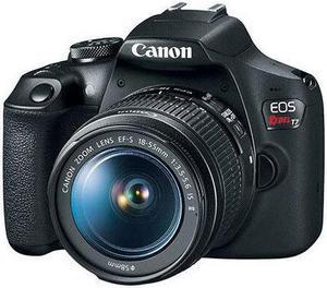 Canon EOS Rebel T7 Digital SLR Camera w/18-55mm Lens 64GB Professional Bundle