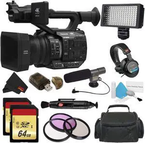 Panasonic AG-UX90 4K/HD Professional Camcorder Platinum Bundle with Pro Accessories