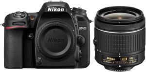 Nikon D7500 DXformat Digital SLR Camera With Nikon 1855 Lens International Model