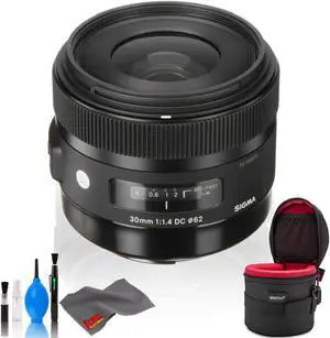 Sigma 30mm f/1.4 DC HSM Art Lens for Canon -- Standard Bundle