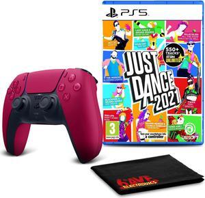 PS5 DualSense Wireless Controller (Cosmic Red)  with Just Dance 2021