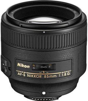 Nikon AF FX NIKKOR 85mm f/1.8G Fixed Lens with Auto Focus for Nikon DSLR Cameras International Version (No warranty)