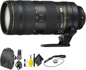 Nikon AF-S NIKKOR 70-200mm f/2.8E FL ED VR Lens + Deluxe Lens Cleaning Kit Bundle