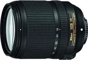 Nikon AF-S DX NIKKOR 18-140mm f/3.5-5.6G ED Vibration Reduction Zoom Lens with Auto Focus for Nikon DSLR Cameras (Renewe