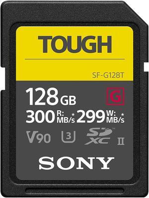 Sony Tough High Performance 128GB SDXC UHS-II Class 10 U3 Flash Memory Card