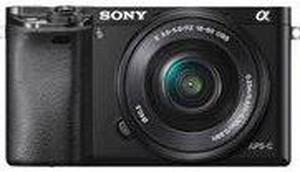 Sony Alpha a6000 Mirrorless Interchangeable-lens Camera w/ 16-50mm lens - Black