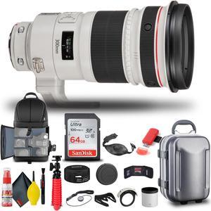 Canon EF 300mm f/2.8L IS II USM Lens (4411B002) + BackPack + 64GB Card + More