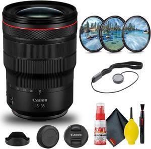 Canon RF 15-35mm f/2.8L IS USM Lens (3682C002) + Filter Kit + Cap Keeper + More
