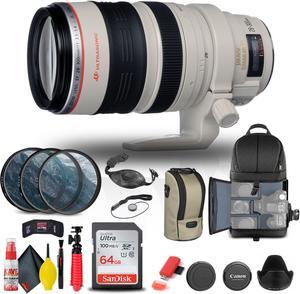Canon EF 28-300mm f/3.5-5.6L IS USM Lens (9322A002) + Filter Kit + Pro Sling  Backpack Bundle