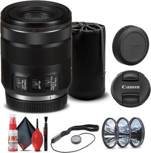 Canon RF 85mm f/2 Macro IS STM Lens (4234C002) + Filter Kit + Lens Pouch Base Bundle