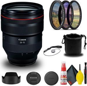 Canon RF 28-70mm f/2L USM Lens (2965C002) + Lens Pouch + UV Filter + More
