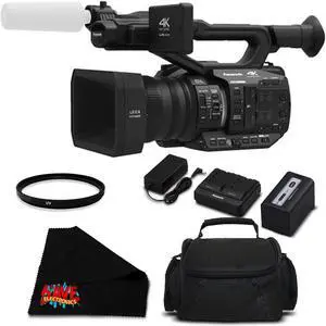 Panasonic AG-UX90 4K/HD Professional Camcorder Essential Plus Bundle