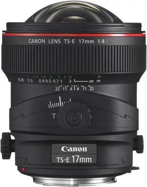 Canon TS-E 17mm f/4L UD Aspherical Ultra Wide Tilt-Shift Lens for Canon Digital SLR Cameras