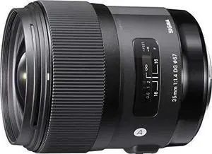 Sigma 340101 35mm F1.4 DG HSM Lens for Canon (Black)(Renewed)