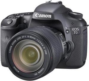Canon EOS-7D Digital SLR Camera With Canon EF-S 15-85mm f/3.5-5.6 is USM Lens