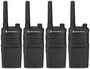 4 Pack of Motorola RMM2050 Two Way Radio Walkie Talkies with Programming Video