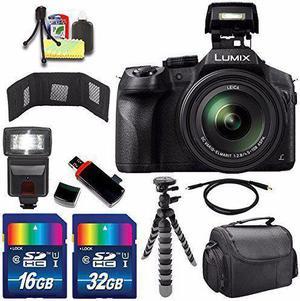 Panasonic Lumix DMCFZ300 Digital Camera  48GB Bundle 1