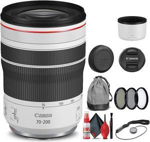 Canon RF 70-200mm f/4L IS USM Lens (4318C002) + Filter Kit + Cap Keeper Base Bundle