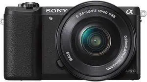 Sony a5100 16-50mm Mirrorless Digital Camera with 3-Inch Flip Up LCD (Black)