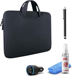 Tablet Essential Accessory Bundle with Black Sleeve