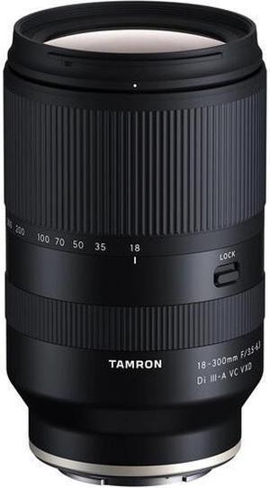 Tamron 18-300mm F/3.5-6.3 Di III-A VC VXD Lens for Sony E APS-C Mirrorless Cameras (International Model)