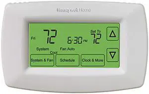 Honeywell Home RTH7600D 7-Day Programmable Touchscreen Thermostat, small, white, 1-pack