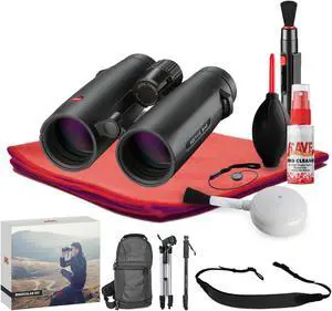 Leica 8x42 Noctivid Binocular (Black) - Exclusive Outdoors Binoculars Bundle