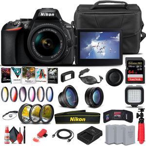 Nikon D5600 DSLR Camera W/ 18-55mm Lens 1576  - Advanced Bundle