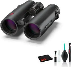 Leica 10x42 Noctivid Binocular (Black) 40385 with Deluxe Cleaning Kit-International Version