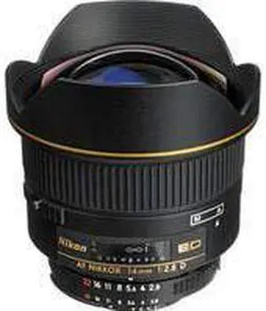 Nikon AF FX NIKKOR 14mm f/2.8D ED Ultra Wide Angle Fixed Zoom Lens with Auto Focus for Nikon DSLR Cameras International Version