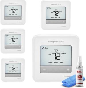 Honeywell TH6220 FocusPro 6000 5-1-1 Programmable Thermostat Kit with 4 AA Batteries