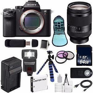Sony Alpha a7R II Mirrorless Digital Camera (International Model) + Sony FE 24-240mm f/3.5-6.3 OSS Lens + 72mm 3 Piece F