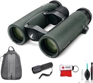 Swarovski 10x50 EL50 Binoculars with FieldPro Package (Green) - with Backpack